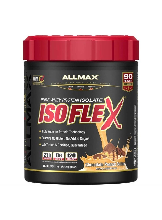 Allmax Isoflex 100% Pure Whey Protein Isolate, Chocolate Peanut Butter, 425 Gm